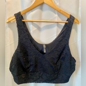 Torrid Black Lace Sleep Bra